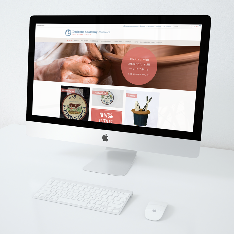 Lucienne Website Design