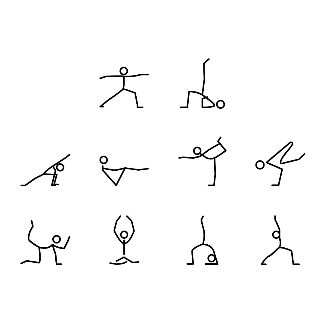 Noun Project - Yoga Icons